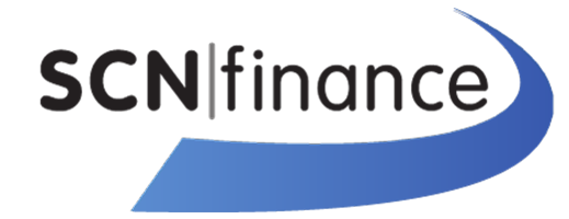 Logo der SynComNet SAB. Der Schriftzug SynComNet SAB auf zwei blauen semitransparenten abgerundeten Rauten
